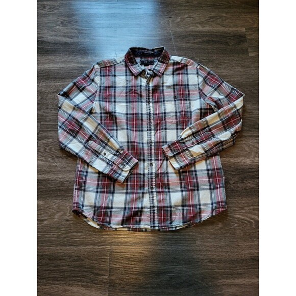 21 Men by Forever21, Regular Fit, Men's Long Sleeve Flannel Shirt, Size Large - Picture 1 of 9
